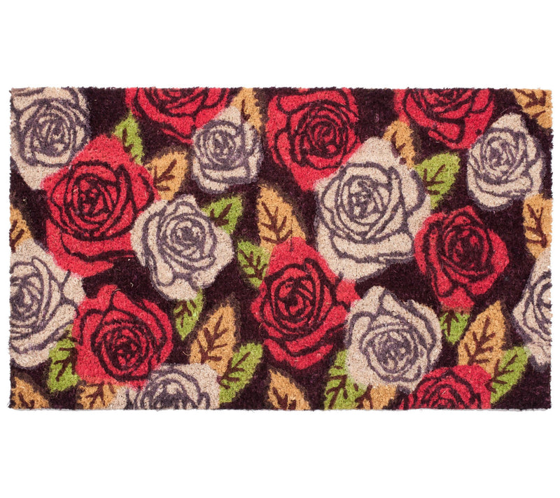 Garden Roses - Coir Doormat with PVC Backing — Main view