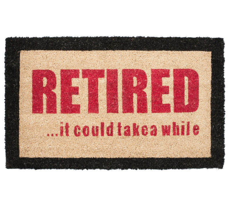 Retired Coir Doormat with PVC Backing — Main view