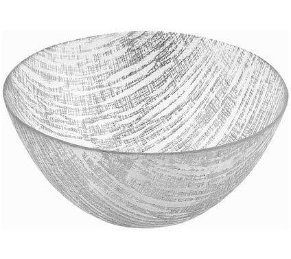 Badash Crystal Secret Treasure Silver Glass Bowl