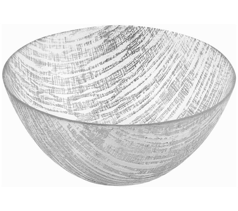 Badash Crystal Secret Treasure Silver Glass Bowl — Main view