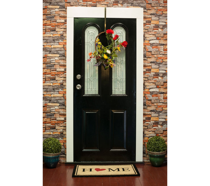 Home Heart Doormat with PVC Backing — View 2