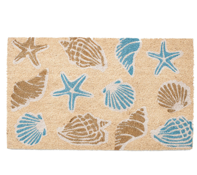 Seashells Doormat with PVC Backing — Main view