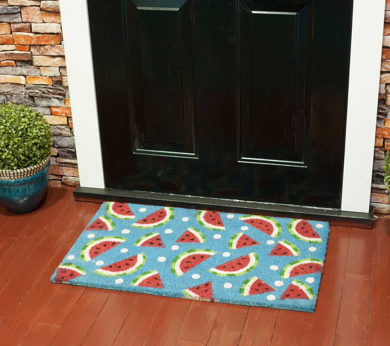 Watermelon Doormat with PVC Backing — View 2