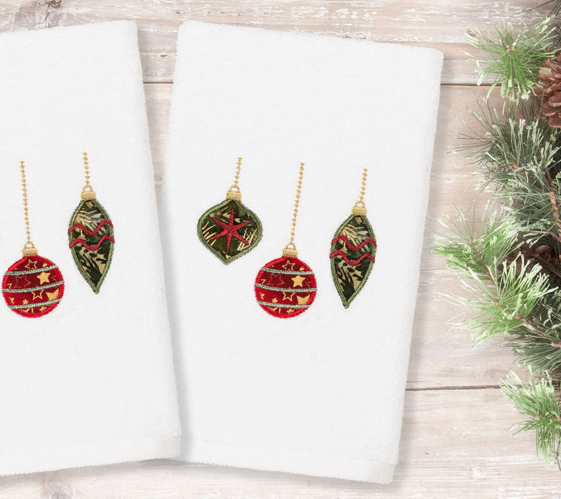 Linum Home Textiles Christmas Ornaments 2-PieceHand Towels — View 6