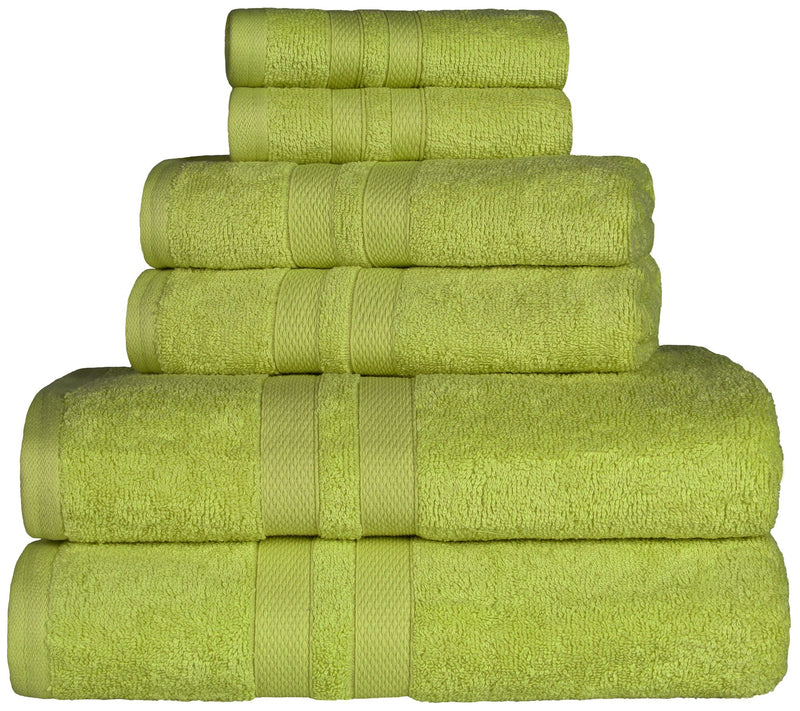 Superior Cotton 6-Piece Ultra-Plush Absorbent Towel Set — View 5