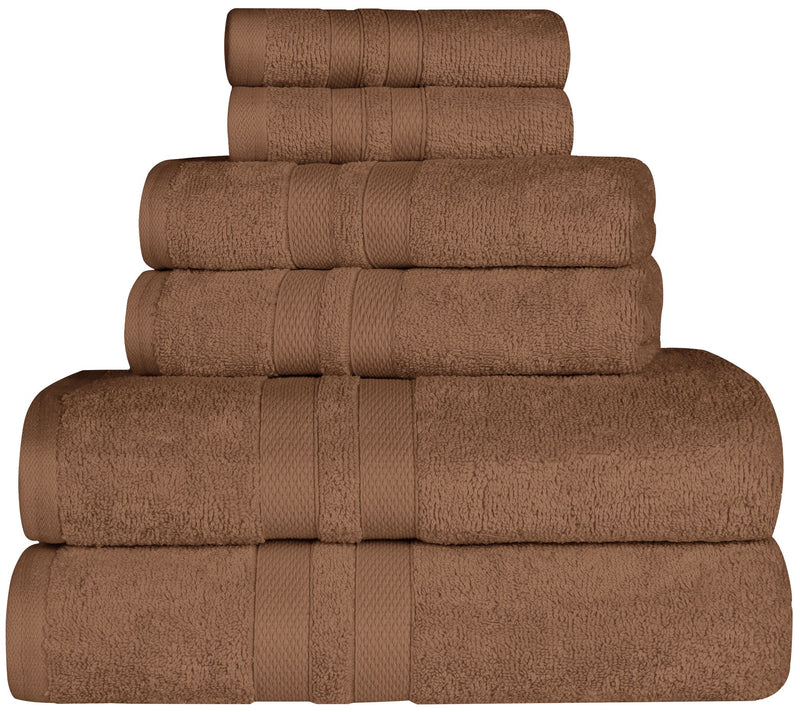 Superior Cotton 6-Piece Ultra-Plush Absorbent Towel Set — View 9