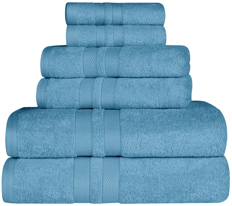 Superior Cotton 6-Piece Ultra-Plush Absorbent Towel Set — View 14