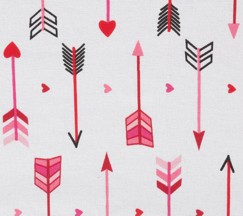 Design Imports 14" x 72" Hearts & Arrow Print Table Runner — View 2