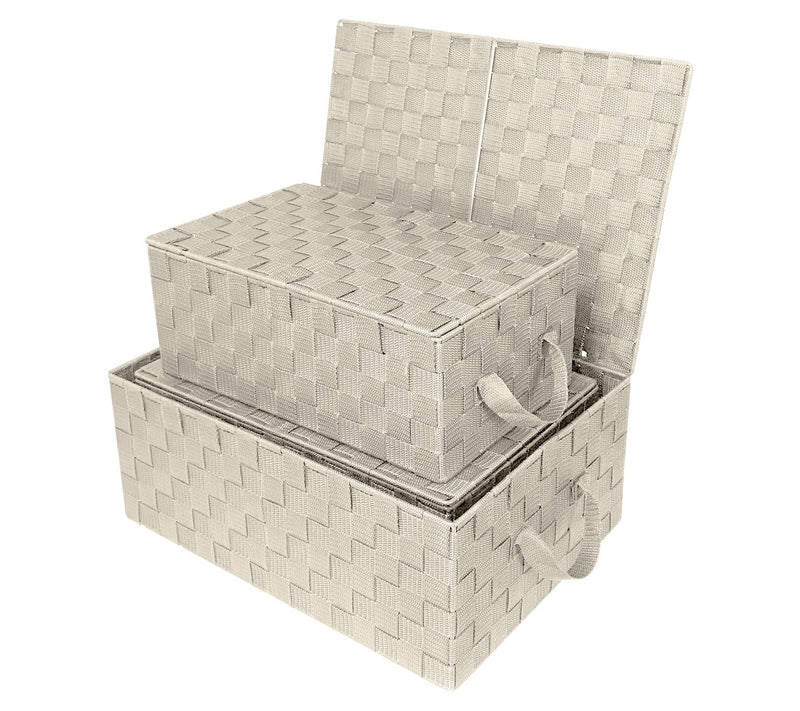 Sorbus Woven 3-Pack Storage Basket Set — View 14