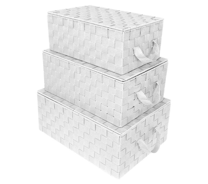 Sorbus Woven 3-Pack Storage Basket Set — View 13