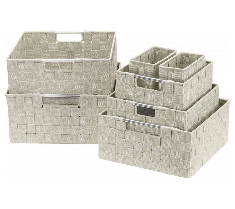 Sorbus Weave 7-Piece Basket Set — View 5