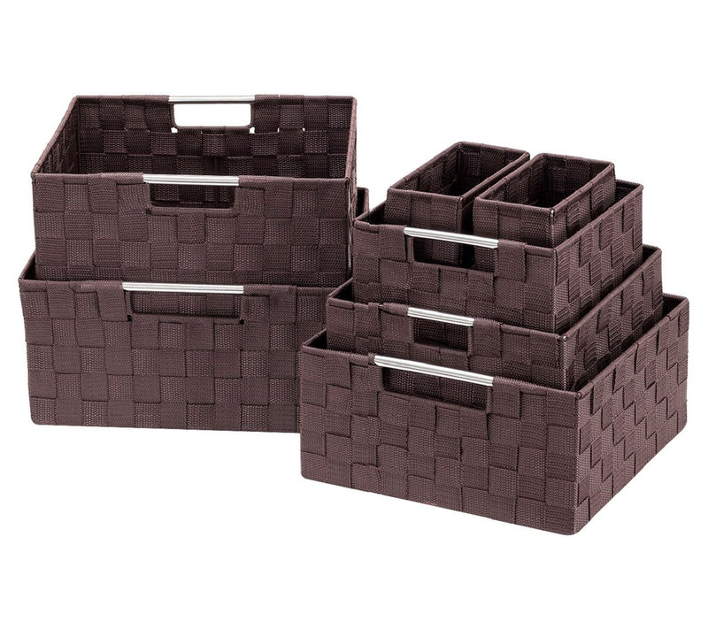 Sorbus Weave 7-Piece Basket Set — View 7
