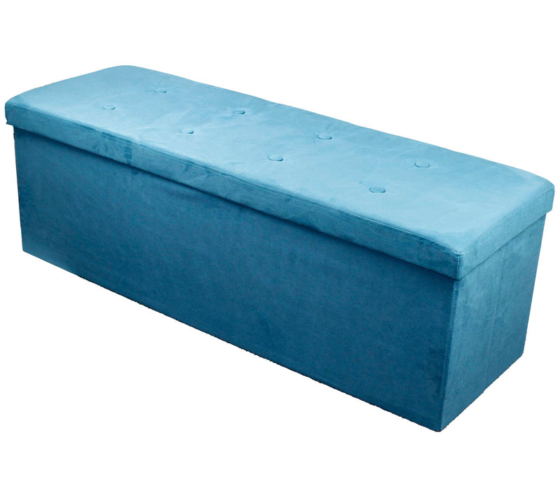 Sorbus Storage Bench Chest Ottoman w/Cover - Fa ux Suede Large — View 11