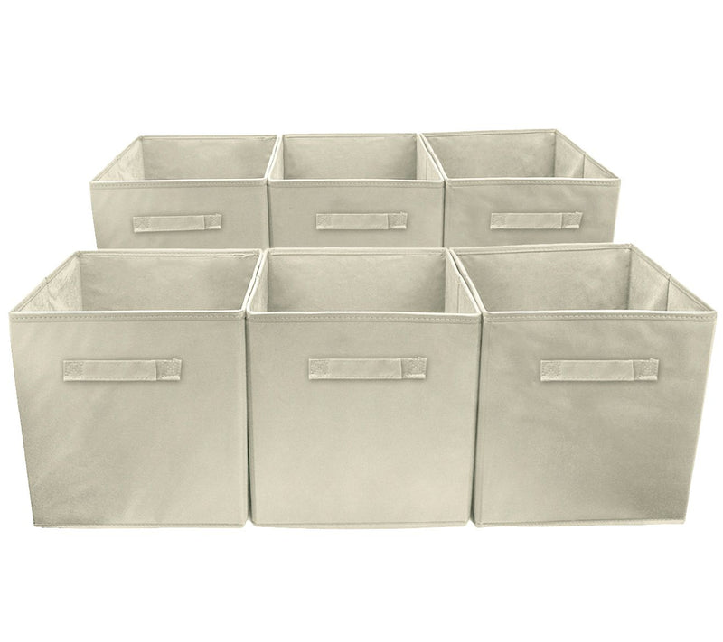 Sorbus 6-Pack Foldable Storage Cube Basket Binet — View 5