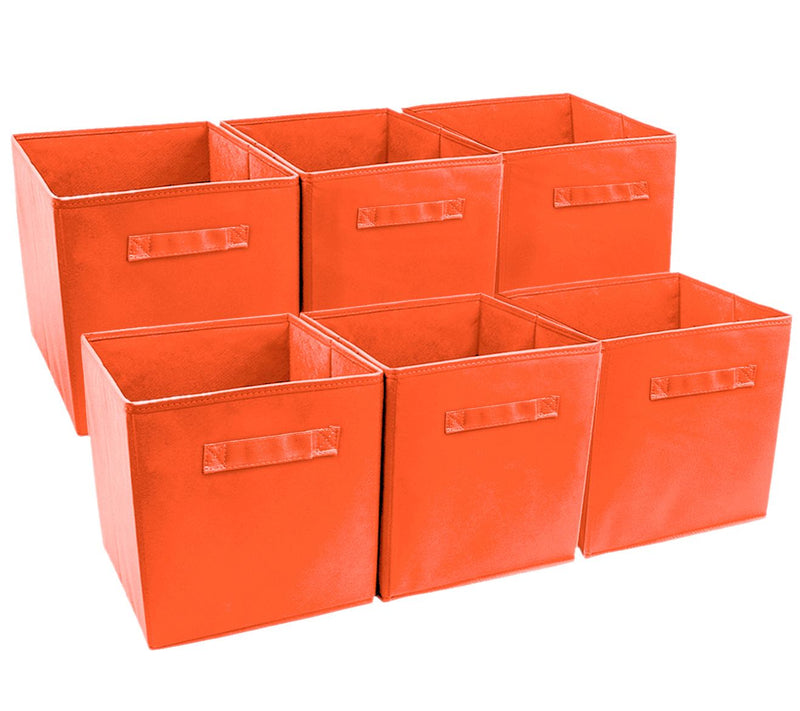 Sorbus 6-Pack Foldable Storage Cube Basket Binet — View 19