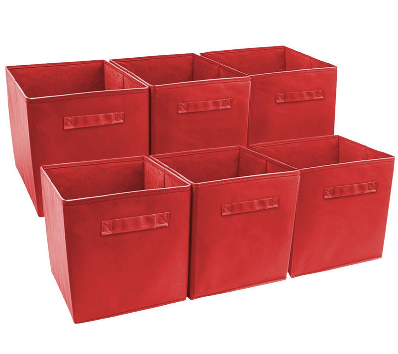 Sorbus 6-Pack Foldable Storage Cube Basket Binet — View 27