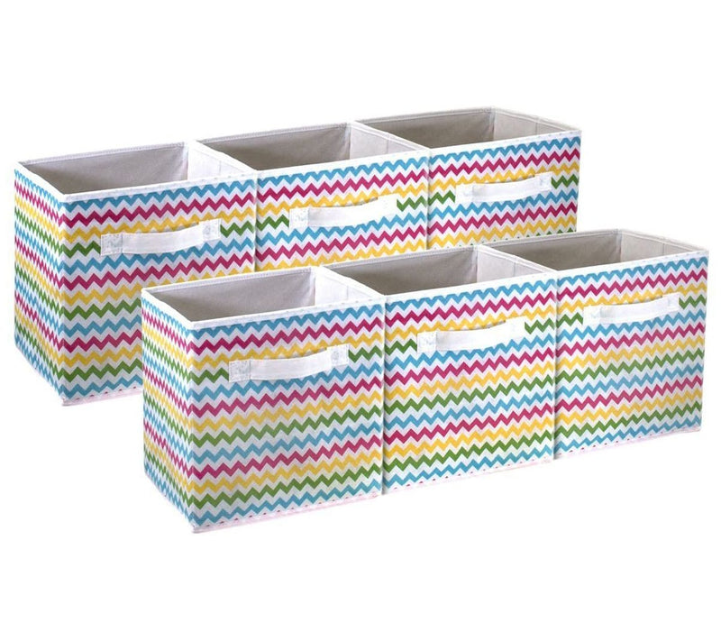 Sorbus 6-Pack Foldable Storage Cube Basket Binet — View 17