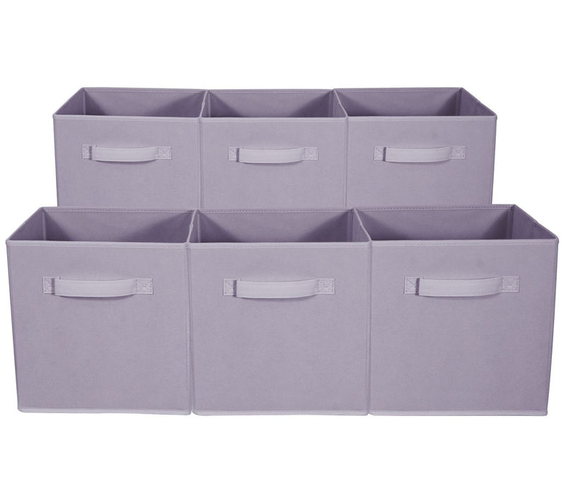 Sorbus 6-Pack Foldable Storage Cube Basket Binet — View 39