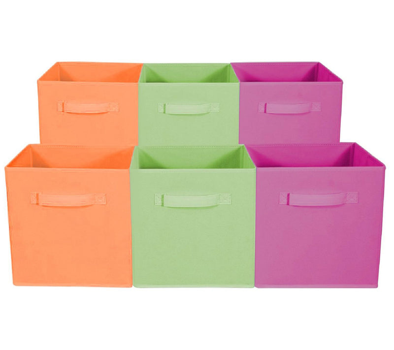 Sorbus 6-Pack Foldable Storage Cube Basket Binet — View 23