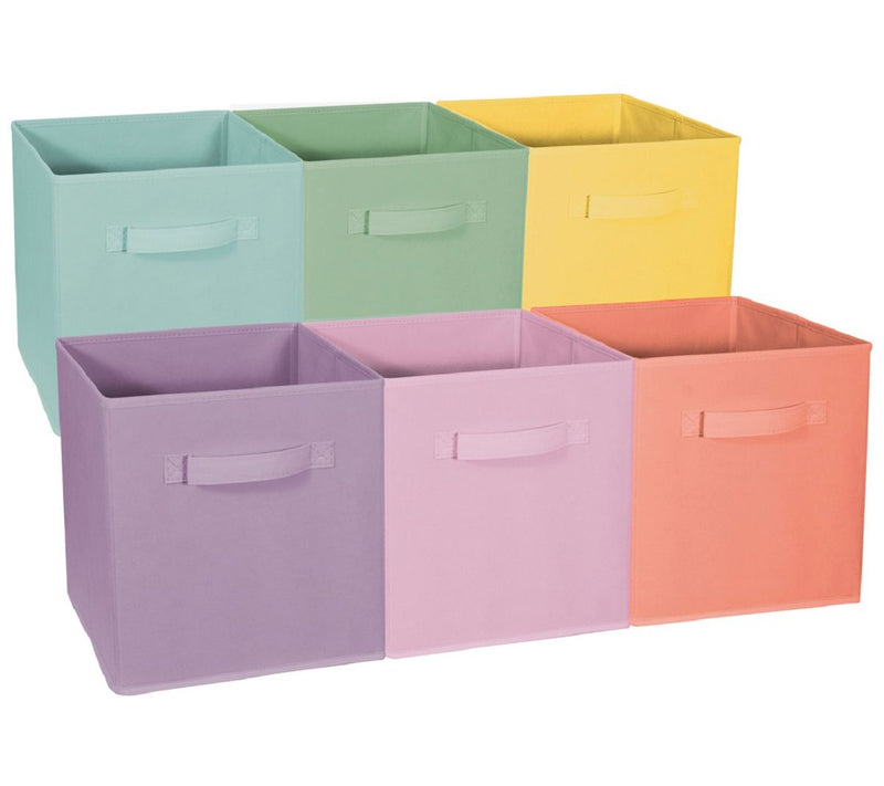 Sorbus 6-Pack Foldable Storage Cube Basket Binet — View 37