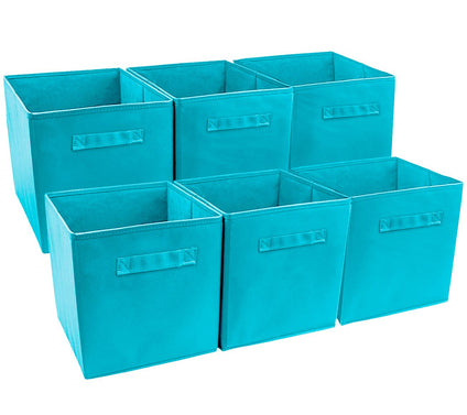 Sorbus 6-Pack Foldable Storage Cube Basket Binet