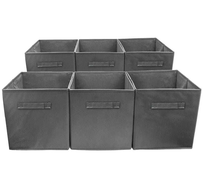 Sorbus 6-Pack Foldable Storage Cube Basket Binet — View 9
