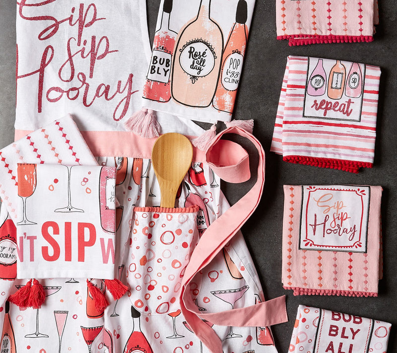Design Imports Sip Sip Hooray Wine Apron — View 6