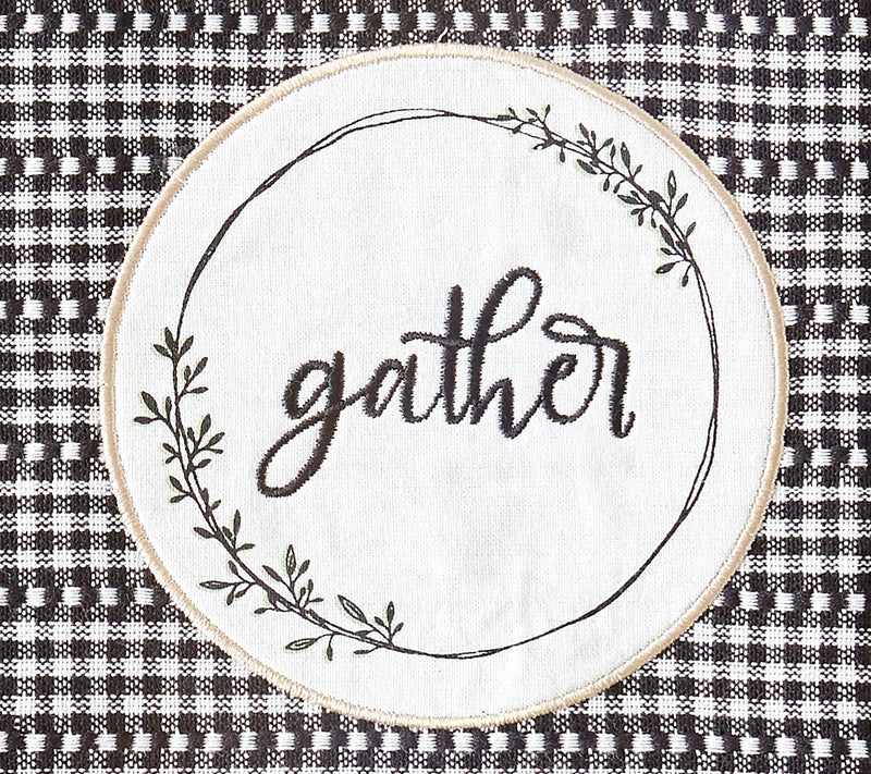 Design Imports Farm Embellished Kitchen Towel Set/4 — View 6