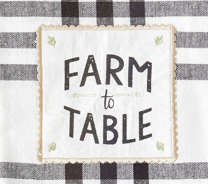 Design Imports Farm Embellished Kitchen Towel Set/4 — View 4
