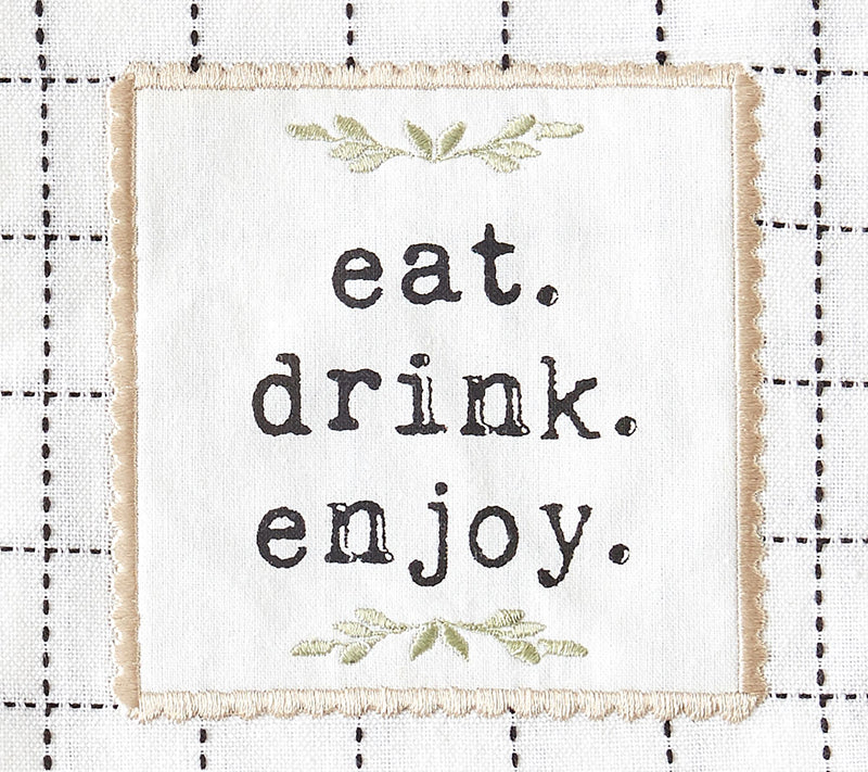 Design Imports Farm Embellished Kitchen Towel Set/4 — View 5
