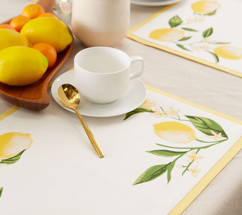 Design Imports Lemon Bliss Placemats Set of 6 — View 7