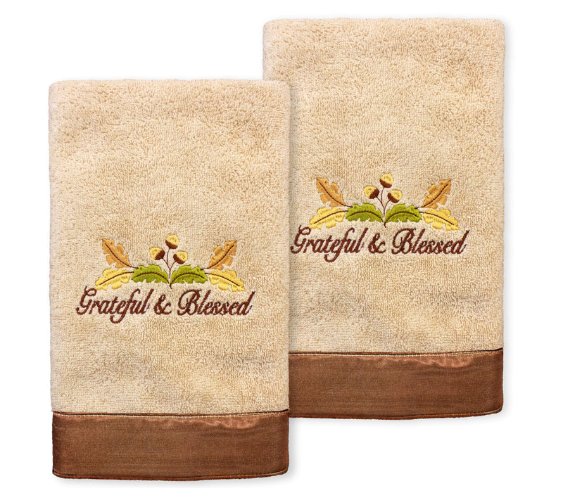Linum Home Textiles BLESSED - Embroidered Luxury 100% Turkish — View 3