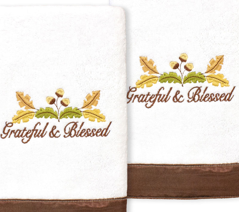 Linum Home Textiles BLESSED - Embroidered Luxury 100% Turkish — View 6