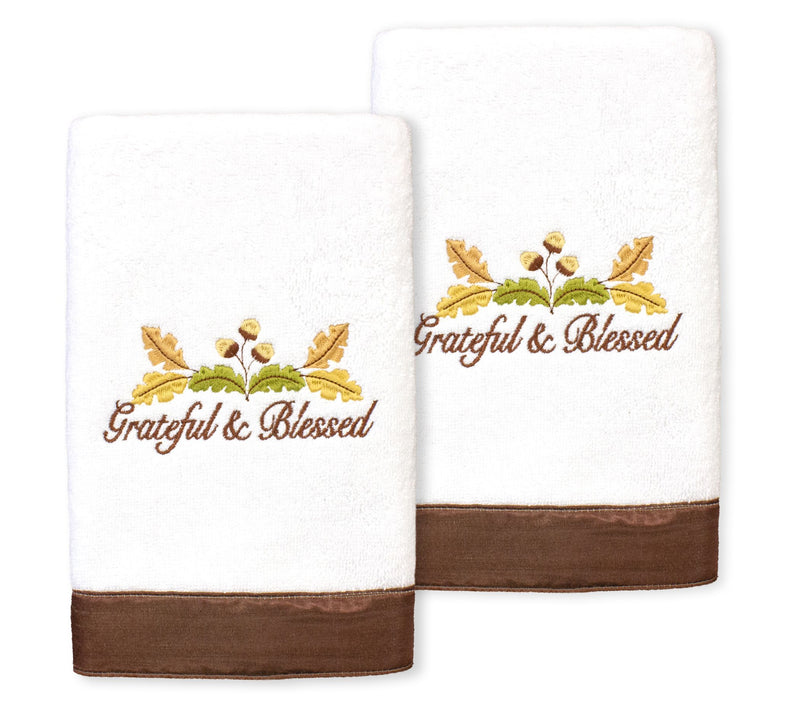 Linum Home Textiles BLESSED - Embroidered Luxury 100% Turkish — View 5