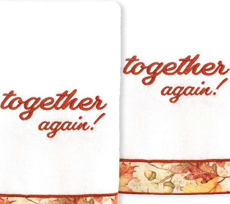 Linum Home Textiles Thanksgiving Together Again - Embroidered — View 6