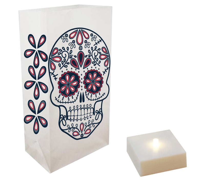 LumaBase B/O LED Luminaria Kit- Sugar Skull — View 3