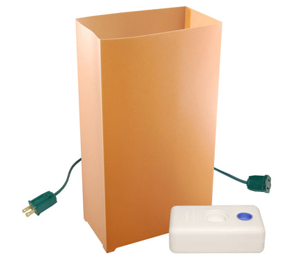 LumaBase Electric Luminaria Kit with - Tan (10ount)