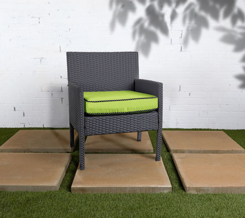 Sunbrella Indoor/Outdoor 19" Chair Cushion, Braided Cord — View 23