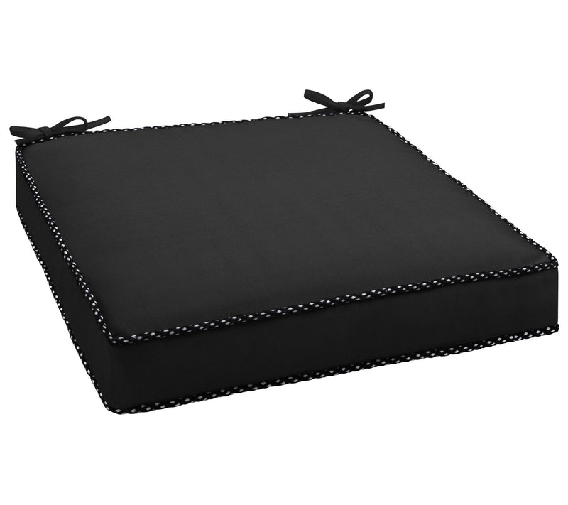 Sunbrella Indoor/Outdoor 19" Chair Cushion, Braided Cord — View 5