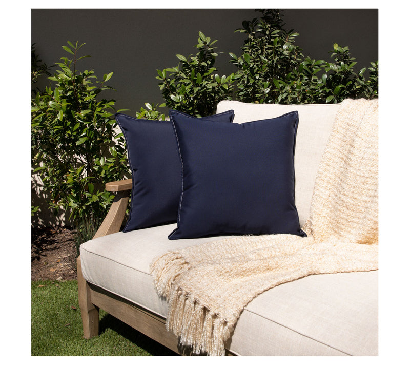 Sunbrella Indoor/Outdoor Top Stitch 20" PillowSet of 2) — View 5