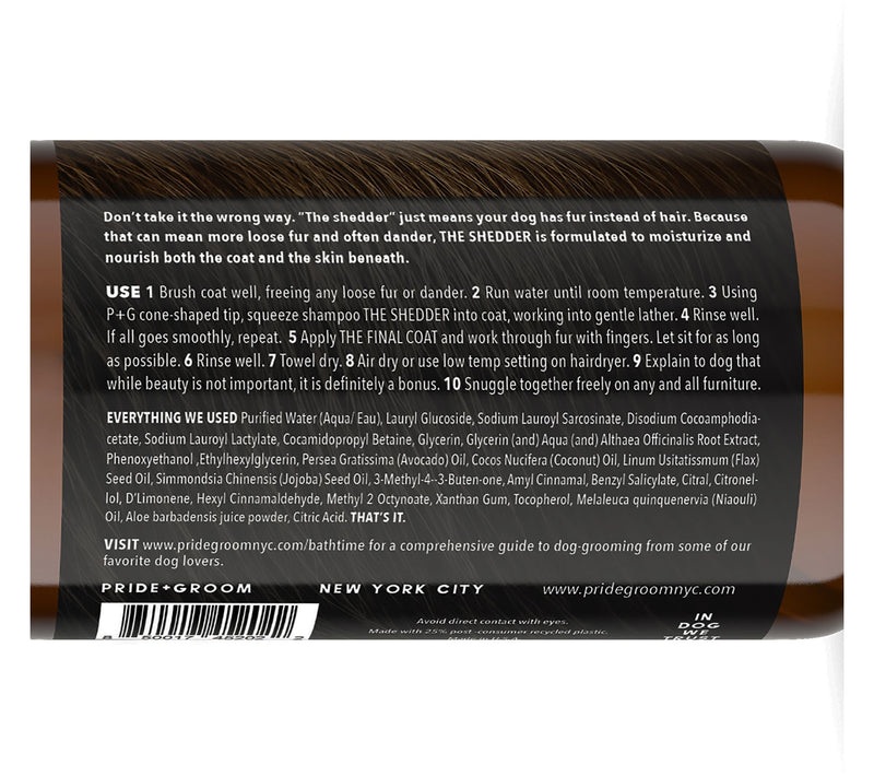 PRIDE+GROOM 12-oz Shampoo for Shedding Dogs — View 2