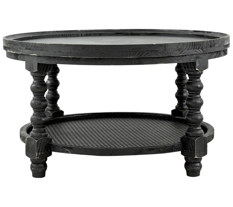 Wood Dolloped Oval Side Table by Valerie — View 3
