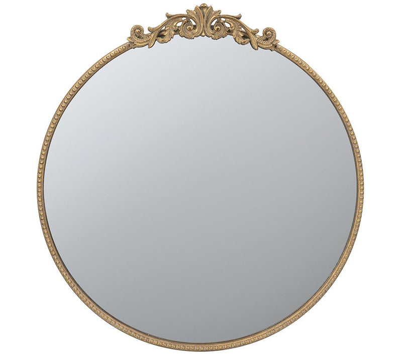 Vintage 30"Diam Round Mirror by Valerie — View 5