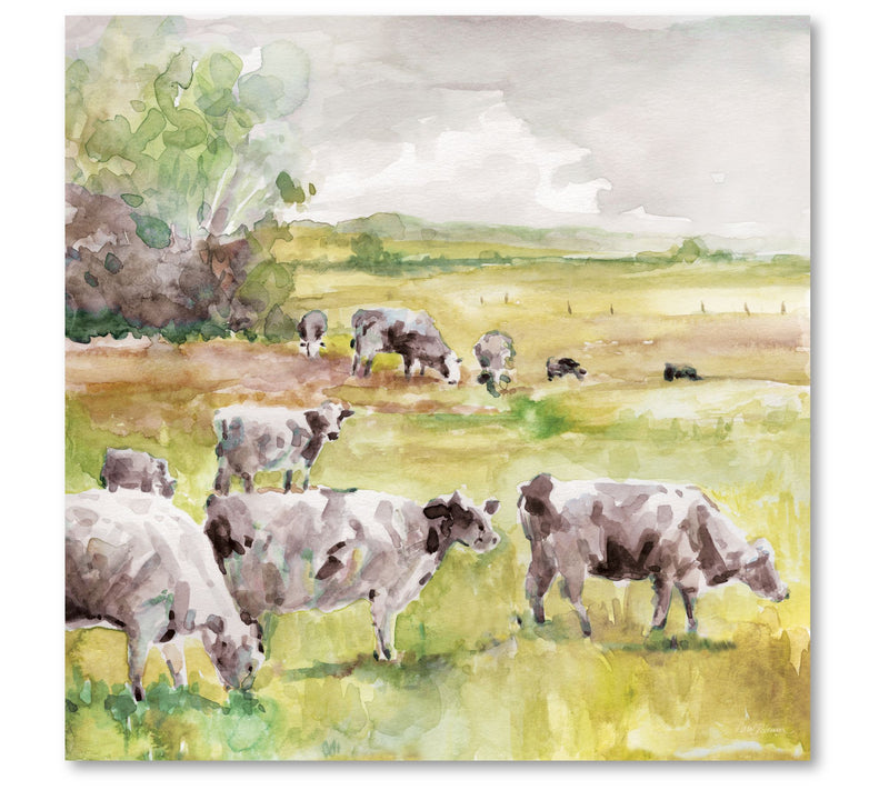 Courtside Market Spring Herd 16x16 Canvas WallArt — Main view