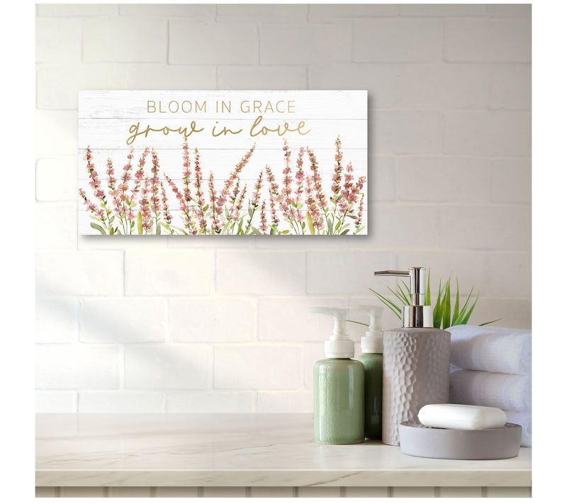 Courtside Market Grow in Love 12x24 Canvas WallArt — View 4