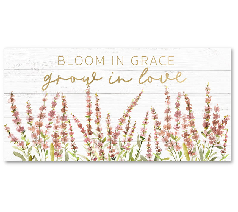 Courtside Market Grow in Love 12x24 Canvas WallArt — Main view