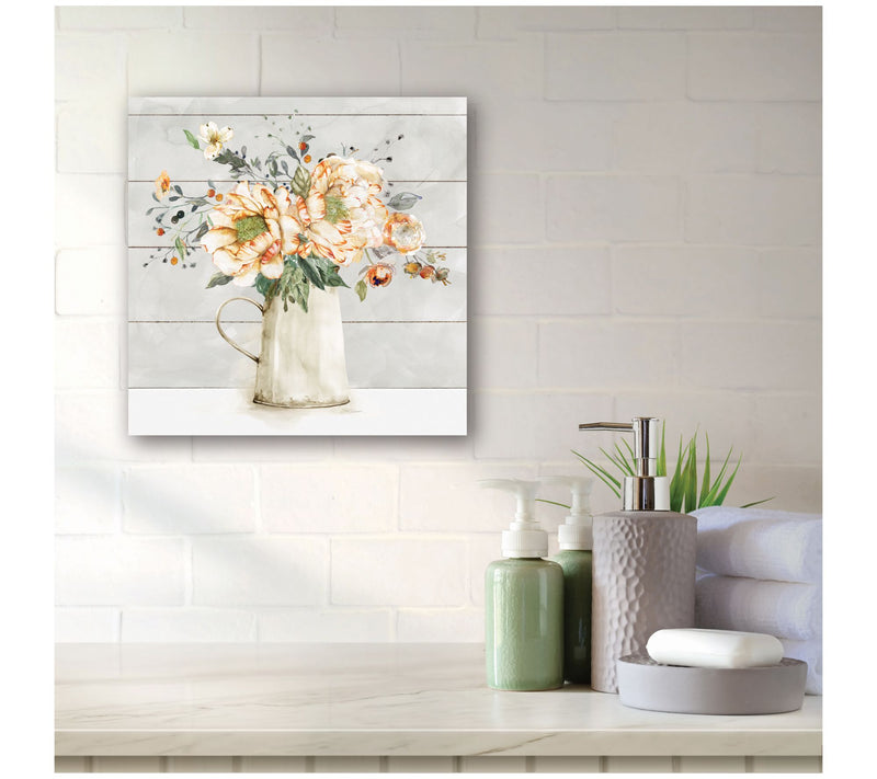 Courtside Market Farmhouse Bouquet 16x16 CanvasWall Art — View 4