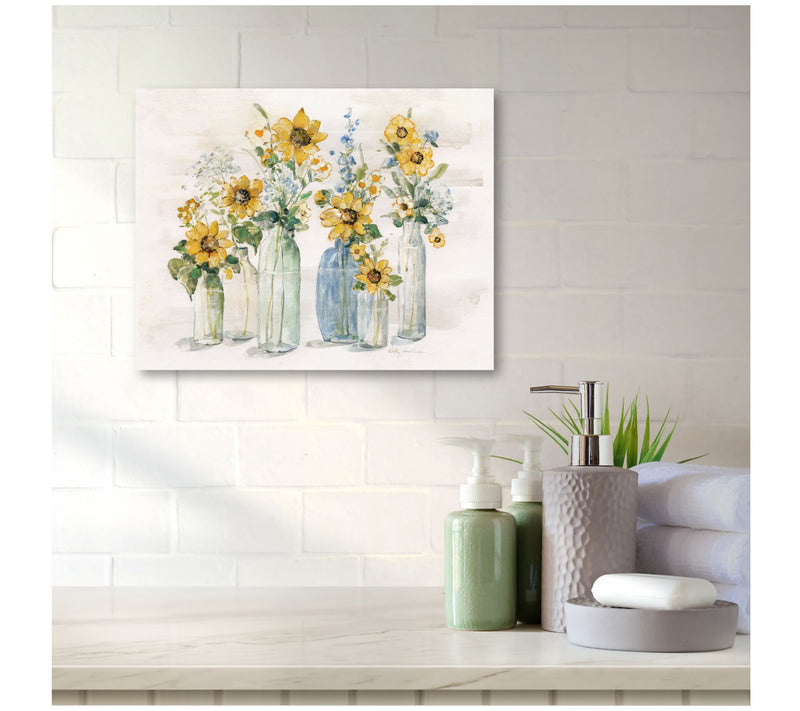 Courtside Market Sunflower Spectacular 16x20 Canvas Wall Art — View 4