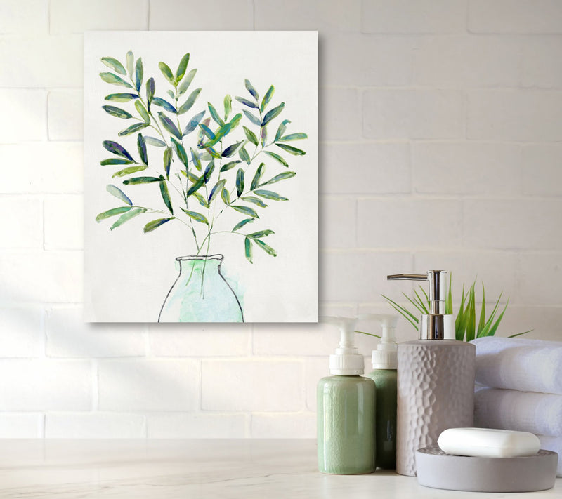 Courtside Market Greenery Arrangement II 16x20Canvas Wall Art — View 3
