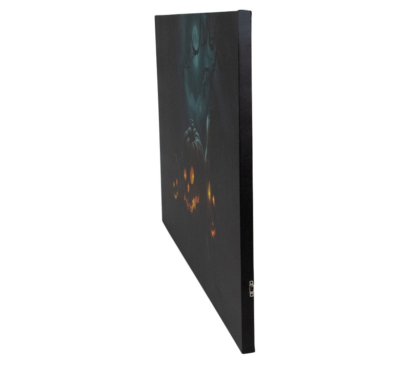 Northlight 23.5" LED Lighted Jack-O'-Lanterns Canvas Wall Art — View 4
